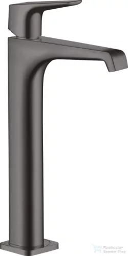 Hansgrohe AXOR CITTERIO E magasított mosdó csaptelep nem zárható leeresztővel,szálcsiszolt fekete króm 36113340