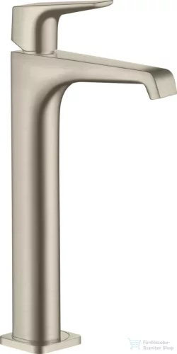 Hansgrohe AXOR CITTERIO E magasított mosdó csaptelep nem zárható leeresztővel,szálcsiszolt nikkel 36113820