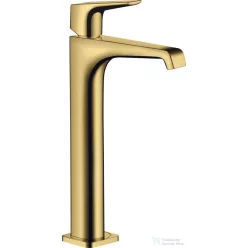   Hansgrohe AXOR CITTERIO E magasított mosdó csaptelep nem zárható leeresztővel,polírozott arany hatású 36113990