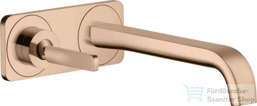 Hansgrohe AXOR Citterio E Falsík alatti mosdó csaptelep nem zárható leeresztővel,polírozott vörös arany hatású 36114300