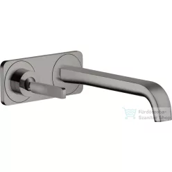   Hansgrohe AXOR Citterio E Falsík alatti mosdó csaptelep nem zárható leeresztővel,polírozott fekete króm 36114330