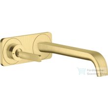   Hansgrohe AXOR Citterio E Falsík alatti mosdó csaptelep nem zárható leeresztővel,szálcsiszolt sárgaréz hatású 36114950