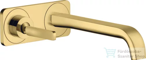 Hansgrohe AXOR Citterio E Falsík alatti mosdó csaptelep nem zárható leeresztővel,polírozott arany hatású 36114990