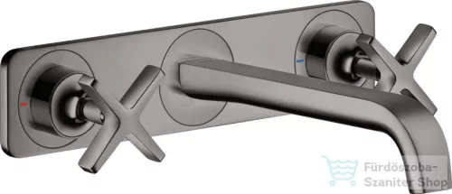 Hansgrohe AXOR Citterio E falsík alatti mosdó csaptelep nem zárható leeresztővel,polírozott fekete króm 36115330