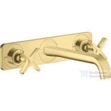   Hansgrohe AXOR Citterio E falsík alatti mosdó csaptelep nem zárható leeresztővel,szálcsiszolt sárgaréz hatású 36115950