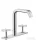 Hansgrohe AXOR CITTERIO E 3-lyukú mosdócsaptelep, automata lefolyó-garnitúrával króm 36116000