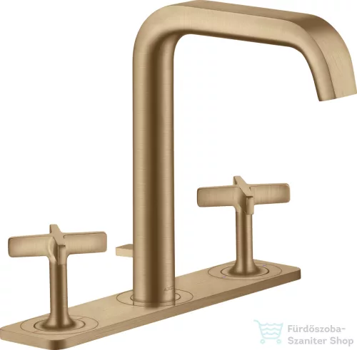 Hansgrohe AXOR CITTERIO E 3 üléses mosdó csaptelep automata leeresztővel,szálcsiszolt bronz 36116140
