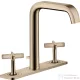 Hansgrohe AXOR CITTERIO E 3 üléses mosdó csaptelep automata leeresztővel,polírozott vörös arany hatású 36116300