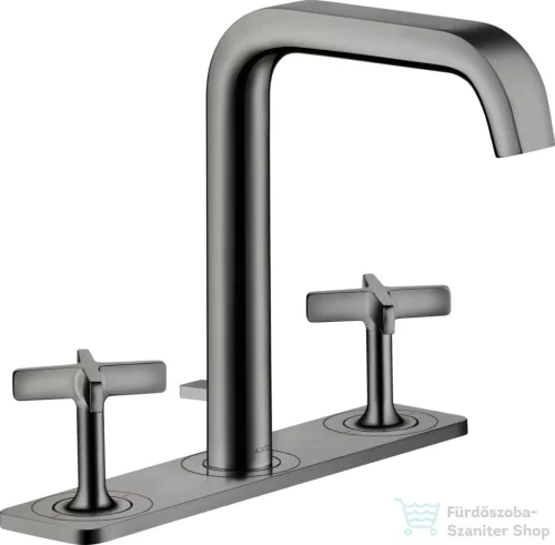 Hansgrohe AXOR CITTERIO E 3 üléses mosdó csaptelep automata leeresztővel,polírozott fekete króm 36116330