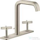Hansgrohe AXOR CITTERIO E 3 üléses mosdó csaptelep automata leeresztővel,szálcsiszolt nikkel 36116820