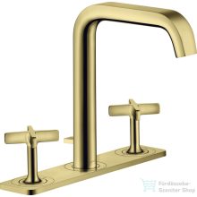   Hansgrohe AXOR CITTERIO E 3 üléses mosdó csaptelep automata leeresztővel,polírozott arany hatású 36116990