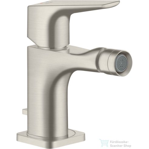 Hansgrohe AXOR Citterio E bidé csaptelep automata leeresztővel,rozsdamentes acél hatású 36121800