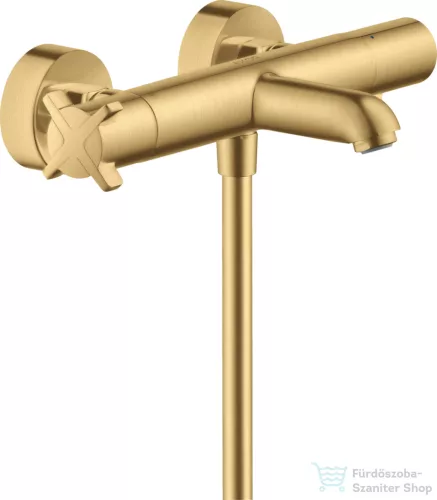 Hansgrohe AXOR Citterio E termosztátos kádtöltő csaptelep zuhanyszett nélkül,szálcsiszolt arany hatású 36140250