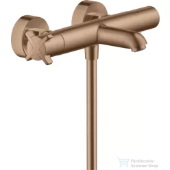   Hansgrohe AXOR Citterio E termosztátos kádtöltő csaptelep zuhanyszett nélkül,szálcsiszolt vörös arany hatású 36140310