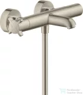 Hansgrohe AXOR Citterio E termosztátos kádtöltő csaptelep zuhanyszett nélkül,szálcsiszolt nikkel 36140820