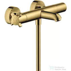   Hansgrohe AXOR Citterio E termosztátos kádtöltő csaptelep zuhanyszett nélkül,polírozott arany hatású 36140990