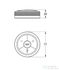 Grohe F-DIGITAL vezérlőegység, távvezérlő egység kádhoz,zuhanyhoz 36309000