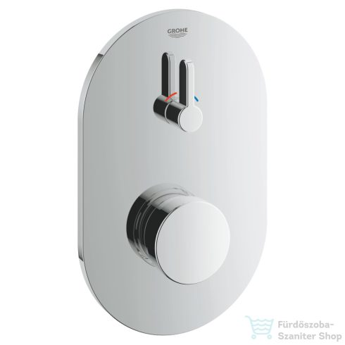 Grohe EUROSMART COSMOPOLITAN T önelzáró falsík alatti kád/zuhany csaptelep belső egység nélkül,Króm 36321000