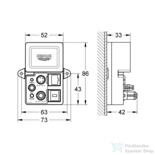 Grohe GROHE F-digital Deluxe BT-01A Bluetooth egység 36371000