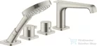 Hansgrohe AXOR Citterio E 4 üléses termosztátos kádtöltő csaptelep zuhanyszettel,rozsdamentes acél hatású 36410800