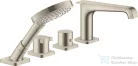 Hansgrohe AXOR Citterio E 4 üléses termosztátos kádtöltő csaptelep zuhanyszettel,szálcsiszolt nikkel 36410820