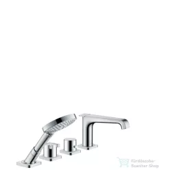   Hansgrohe AXOR CITTERIO 4 üléses peremre szerelhető termosztátos kádtöltő csaptelep, króm 36411000