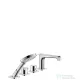Hansgrohe AXOR CITTERIO 4 üléses peremre szerelhető termosztátos kádtöltő csaptelep, króm 36411000