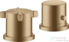 Hansgrohe AXOR CITTERIO E termosztátos kád csaptelep kifolyó nélkül,szálcsiszolt bronz 36412140