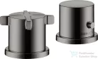 Hansgrohe AXOR CITTERIO E termosztátos kád csaptelep kifolyó nélkül,polírozott fekete króm 36412330