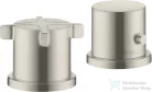 Hansgrohe AXOR CITTERIO E termosztátos kád csaptelep kifolyó nélkül,rozsdamentes acél hatású 36412800
