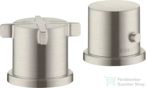 Hansgrohe AXOR CITTERIO E termosztátos kád csaptelep kifolyó nélkül,rozsdamentes acél hatású 36412800