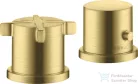 Hansgrohe AXOR CITTERIO E termosztátos kád csaptelep kifolyó nélkül,szálcsiszolt sárgaréz hatású 36412950