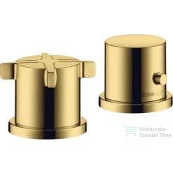   Hansgrohe AXOR CITTERIO E termosztátos kád csaptelep kifolyó nélkül,polírozott arany hatású 36412990