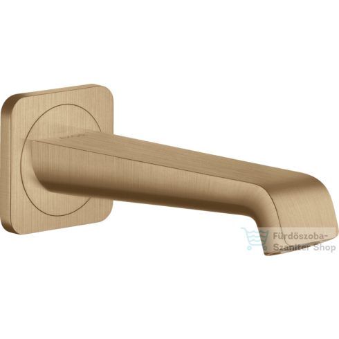 Hansgrohe AXOR Citterio E 18 cm-es kádtöltő,szálcsiszolt bronz 36425140