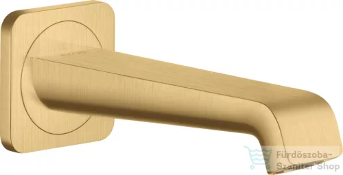 Hansgrohe AXOR Citterio E 18 cm-es kádtöltő,szálcsiszolt arany hatású 36425250