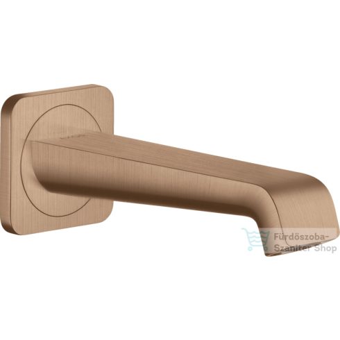 Hansgrohe AXOR Citterio E 18 cm-es kádtöltő,szálcsiszolt vörös arany hatású 36425310