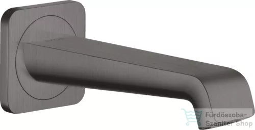 Hansgrohe AXOR Citterio E 18 cm-es kádtöltő,szálcsiszolt fekete króm 36425340