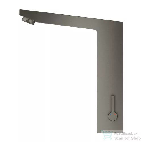 Grohe EUROCUBE E elektromos mosdócsaptelep 1/2″, keverőegységgel,állítható hőmérséklet korlátozóval,Brushed Hard Graphite 36441AL0