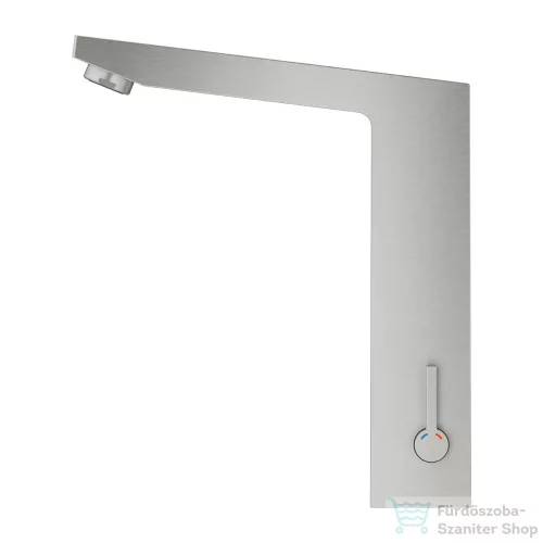 Grohe EUROCUBE E elektromos mosdócsaptelep 1/2″, keverőegységgel,állítható hőmérséklet korlátozóval,Supersteel 36441DC0