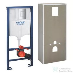   Grohe SOLIDO wc tartály szett függesztett wc-hez,Even króm nyomólappal,36528000
