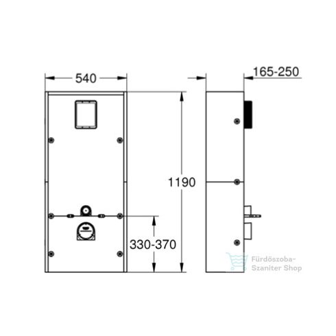 Grohe SOLIDO falra szerelhető WC szett, Bau Ceramic wc és soft close ülőkével, Grohe Arena króm nyomólappal 36531000
