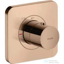   Hansgrohe AXOR CITTERIO falsík alatti termosztátos modul 12 x12,polírozott vörös arany hatású 36702300