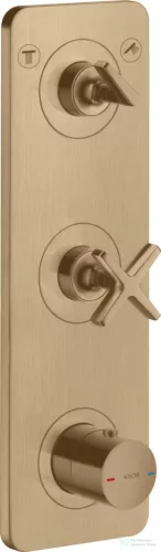 Hansgrohe AXOR Citterio E falsík alatti termosztátos kád/zuhany csaptelep,szálcsiszolt bronz 36703140