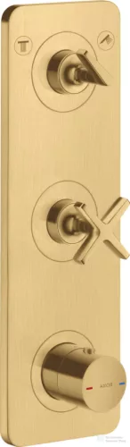 Hansgrohe AXOR Citterio E falsík alatti termosztátos kád/zuhany csaptelep,szálcsiszolt arany hatású 36703250