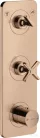 Hansgrohe AXOR Citterio E falsík alatti termosztátos kád/zuhany csaptelep,polírozott vörös arany hatású 36703300