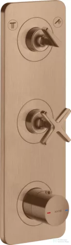 Hansgrohe AXOR Citterio E falsík alatti termosztátos kád/zuhany csaptelep,szálcsiszolt vörös arany hatású 36703310