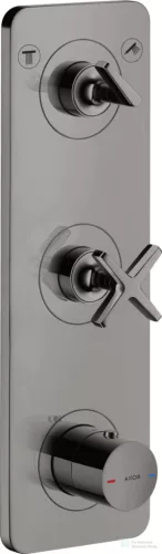 Hansgrohe AXOR Citterio E falsík alatti termosztátos kád/zuhany csaptelep,polírozott fekete króm 36703330