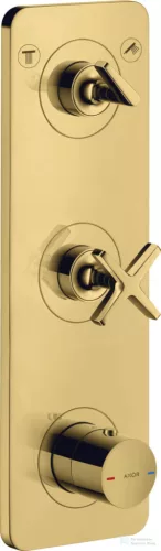 Hansgrohe AXOR Citterio E falsík alatti termosztátos kád/zuhany csaptelep,polírozott arany hatású 36703990