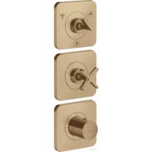   Hansgrohe AXOR CITTERIO E falsík alatti termosztátos kád/zuhany csaptelep,szálcsiszolt bronz 36704140
