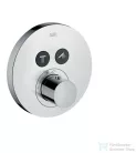 Hansgrohe Axor ShowerSelect Round falsík alatti termosztátos csaptelep 2 fogyasztóhoz,króm 36723000